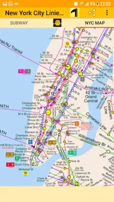 New York City Subway Map android App screenshot 0