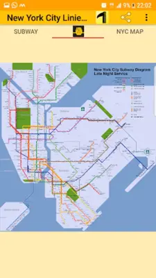 New York City Subway Map android App screenshot 3