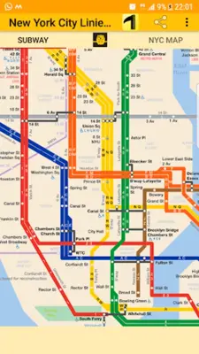 New York City Subway Map android App screenshot 7